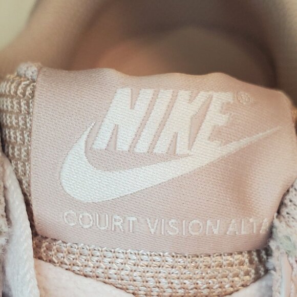 Nike Court Vision Alta Low Womens Platform Shoes Pink DM0113-600 Size 6.5 Sporty - Picture 3 of 13